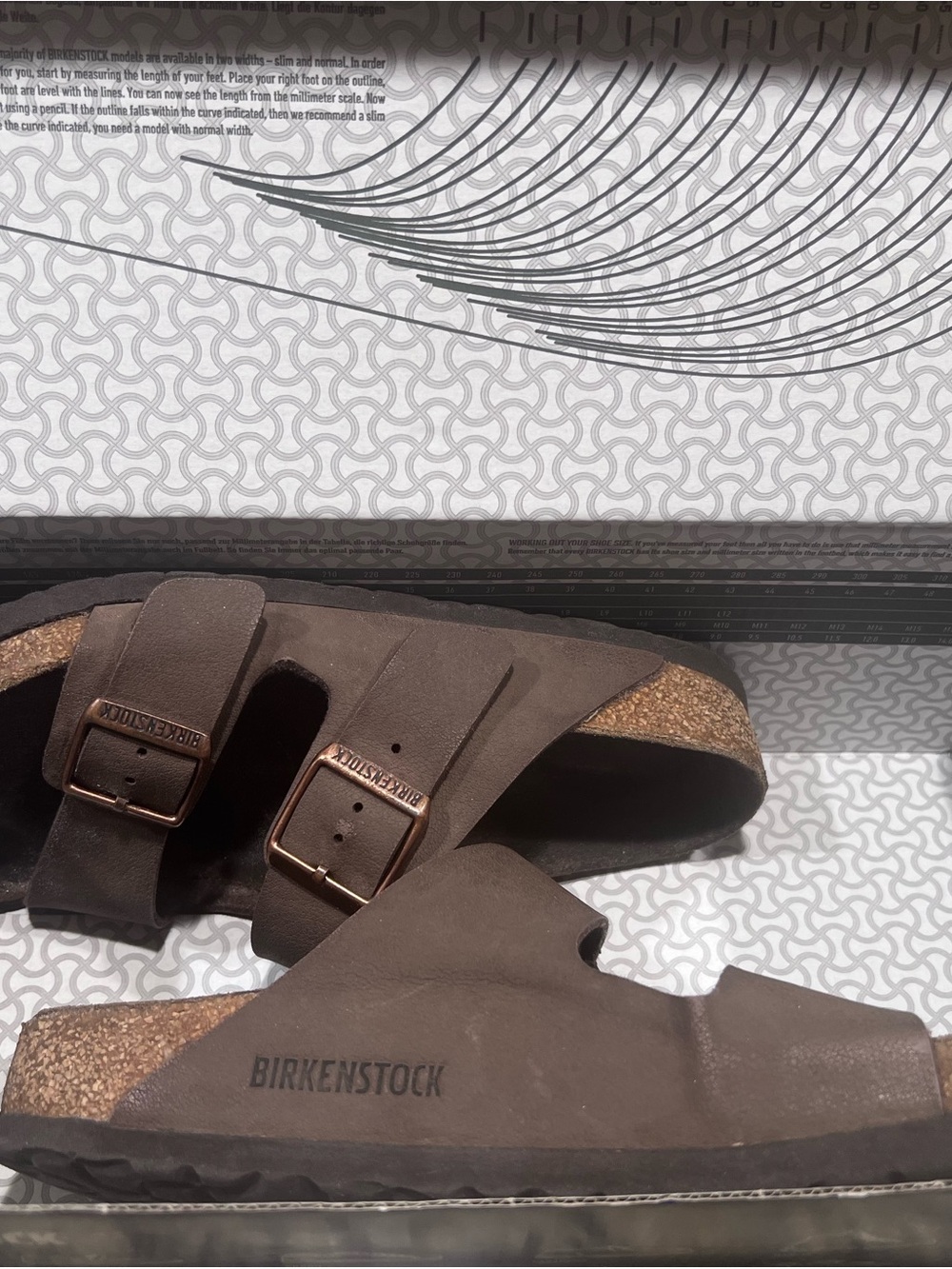 Birkenstock Arizona Birkibuc in Mocha